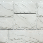 фото Фасадная панель Fineber "Камень крупный" мелованный белый